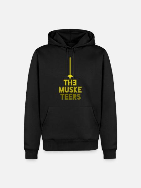 the musketeers - Men’s Premium Organic Hoodie - black