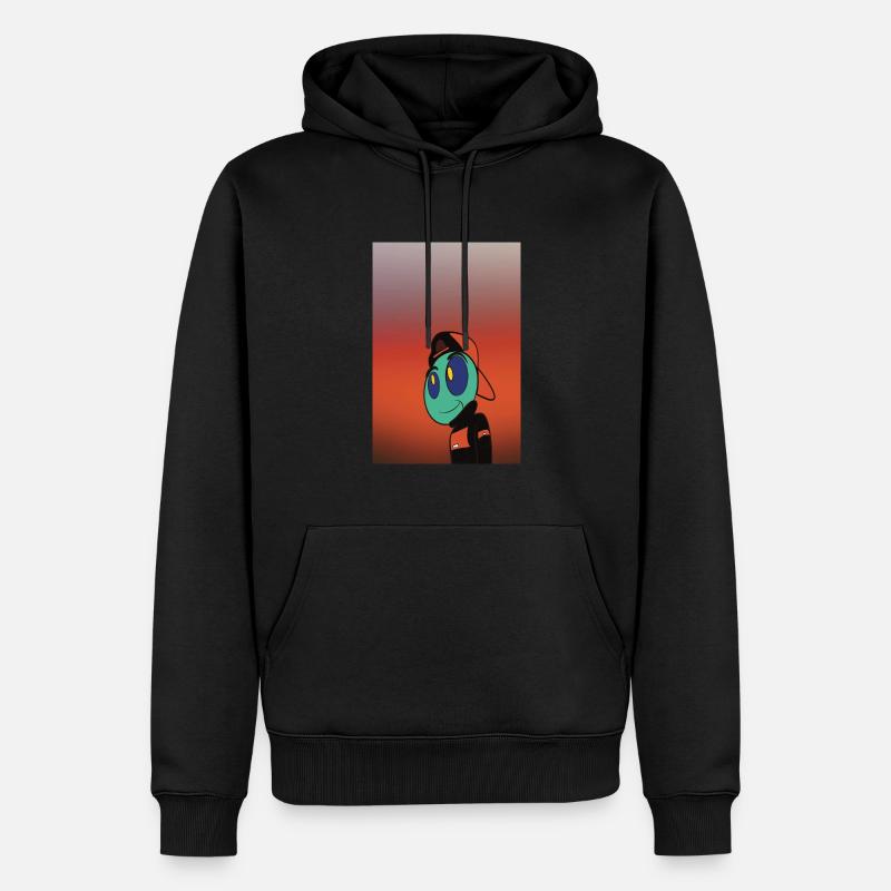 Chromatisches Charakter-Ensemble - Männer Premium Bio Hoodie - Schwarz