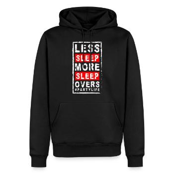 Party Geburtstag Event - Männer Premium Bio Hoodie - Schwarz - Vorne - Nico (187cm)