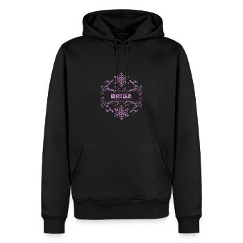Frauenname für Brida Ehefrau Mädchenname - Männer Premium Bio Hoodie - Schwarz - Vorne - Nico (187cm)