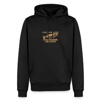 Surströmming - Weil Das Leben Zu Kurz Für Faden - Männer Premium Bio Hoodie - Schwarz - Vorne - Nico (187cm)