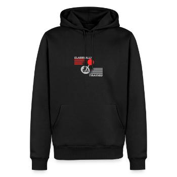 Manuelles Getriebe Schaltung Schaltgetriebe - Männer Premium Bio Hoodie - Schwarz - Vorne - Nico (187cm)