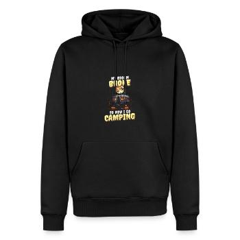 Namaste Witches Yoga Halloween Kostüm Besen - Männer Premium Bio Hoodie - Schwarz - Vorne - Nico (187cm)