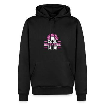 Cool Aunts Club Groovy Retro Tante Muttertag - Männer Premium Bio Hoodie - Schwarz - Vorne - Nico (187cm)