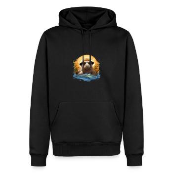 Rettet Die Seekühe Wassertiere Seekühe - Männer Premium Bio Hoodie - Schwarz - Vorne - Nico (187cm)