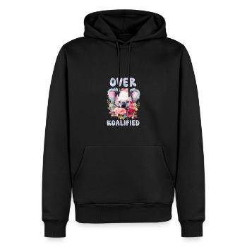 Über Koalified Koala Bear Lover Geburtstag - Männer Premium Bio Hoodie - Schwarz - Vorne - Nico (187cm)