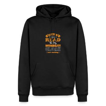 Mein Unsichtbarer Mantel Funktioniert Nicht - Männer Premium Bio Hoodie - Schwarz - Vorne - Nico (187cm)