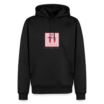 Hüftprothese Titan Ti Gebrauchtteile Wissenschaft - Männer Premium Bio Hoodie - Schwarz - Vorne - Nico (187cm)