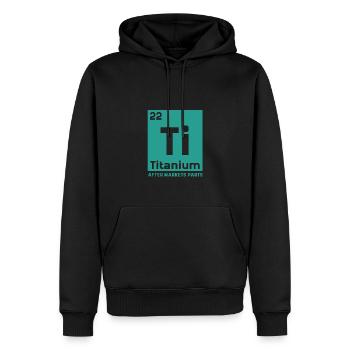 Hüftprothese Titan Ti Gebrauchtteile Wissenschaft - Männer Premium Bio Hoodie - Schwarz - Vorne - Nico (187cm)