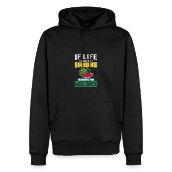 Lustiger Witz Über Plastische Chirurgen, - Männer Premium Bio Hoodie - Schwarz - Vorne - Nico (187cm)