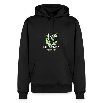 Gastroparésie puant Drôle Skunk Design - Sweat à capuche Premium bio Homme - noir - Devant - Nico (187cm)
