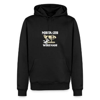 Des erreurs ont été commises Accident de voiture humoristique - Sweat à capuche Premium bio Homme - noir - Devant - Nico (187cm)