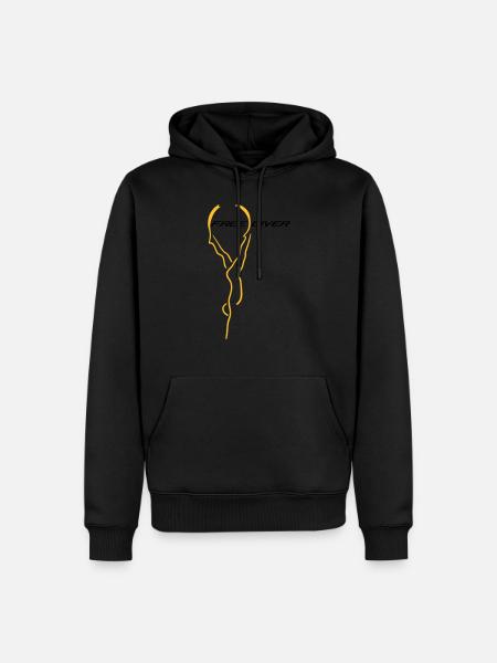 Freediver Apnoe - Männer Premium Bio Hoodie - Schwarz