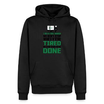 I'm A Programmer I Write Code Computer Scientist A - Männer Premium Bio Hoodie - Schwarz - Vorne - Nico (187cm)
