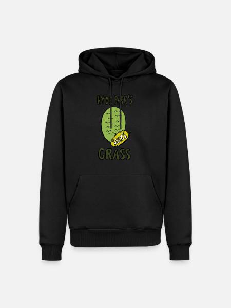 Hyde Park's Grass SUCK - Men’s Premium Organic Hoodie - black