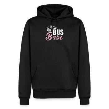 Busfahrerin Busfahrerinnen Geschenk - Männer Premium Bio Hoodie - Schwarz - Vorne - Nico (187cm)