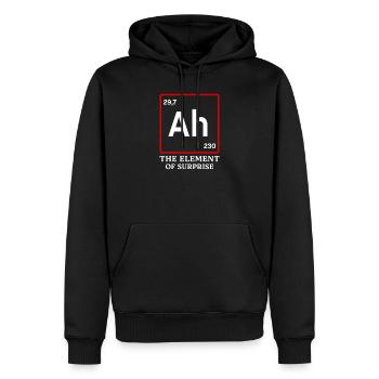 Projekt Ave Maria Ah - Männer Premium Bio Hoodie - Schwarz - Vorne - Nico (187cm)