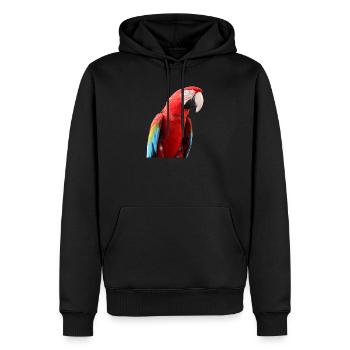 Papageien Vogel T-shirt Geschenk - Männer Premium Bio Hoodie - Schwarz - Vorne - Nico (187cm)