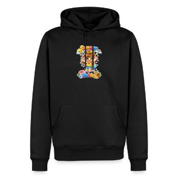 Summer Girl - Männer Premium Bio Hoodie - Schwarz - Vorne - Nico (187cm)