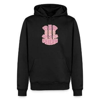 Party Guido - Men’s Premium Organic Hoodie - black - Front - Nico (187cm)