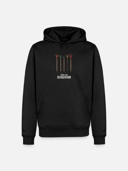 Leiter vom Rechenzentrum Gartenoutfit Gartenarbeit - Männer Premium Bio Hoodie - Schwarz