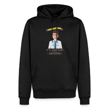 Lustiges Doktor Arzt Krankenschwester Geschenk - Männer Premium Bio Hoodie - Schwarz - Vorne - Nico (187cm)