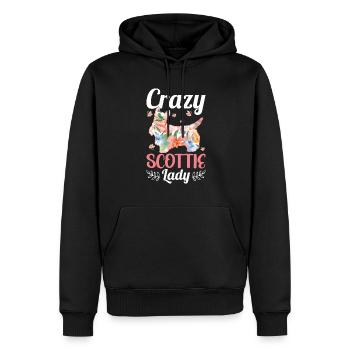 Scottish Terrier Scottie Hund - Männer Premium Bio Hoodie - Schwarz - Vorne - Nico (187cm)