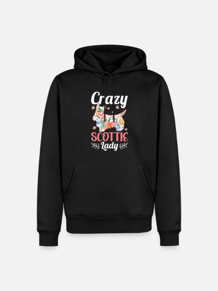 Scottish Terrier Scottie Dog - Men’s Premium Organic Hoodie - black