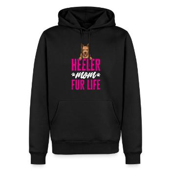 Australian Cattle Dog Red Blue Heeler - Männer Premium Bio Hoodie - Schwarz - Vorne - Nico (187cm)