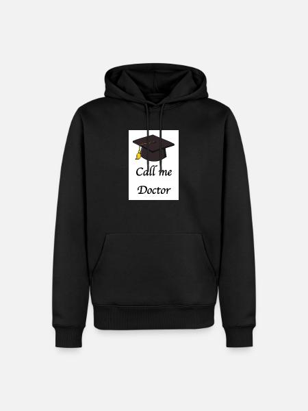 CallMEDR - Männer Premium Bio Hoodie - Schwarz