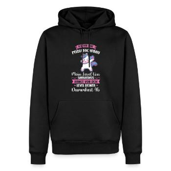 Krankenhaus Pflegefachfrau Pflegerin Geschenk - Männer Premium Bio Hoodie - Schwarz - Vorne - Nico (187cm)