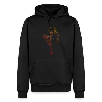 Kickboxen Kickbox Kickboxer Boxing Herren - Männer Premium Bio Hoodie - Schwarz - Vorne - Nico (187cm)