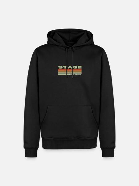 Régisseur - Sweat à capuche Premium bio Homme - noir
