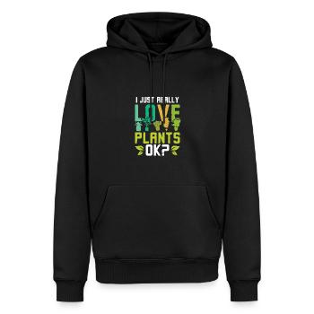 Horticulturist Really love plants ok? Botanist - Männer Premium Bio Hoodie - Schwarz - Vorne - Nico (187cm)