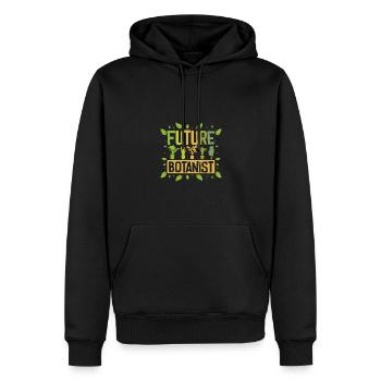 Future Horticulturist Botanist - Männer Premium Bio Hoodie - Schwarz - Vorne - Nico (187cm)