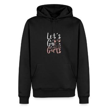 Bridal Shower Team Bride Bridesmaid Let's go Girls - Männer Premium Bio Hoodie - Schwarz - Vorne - Nico (187cm)