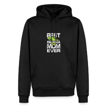 Best Iguana mom ever - Männer Premium Bio Hoodie - Schwarz - Vorne - Nico (187cm)