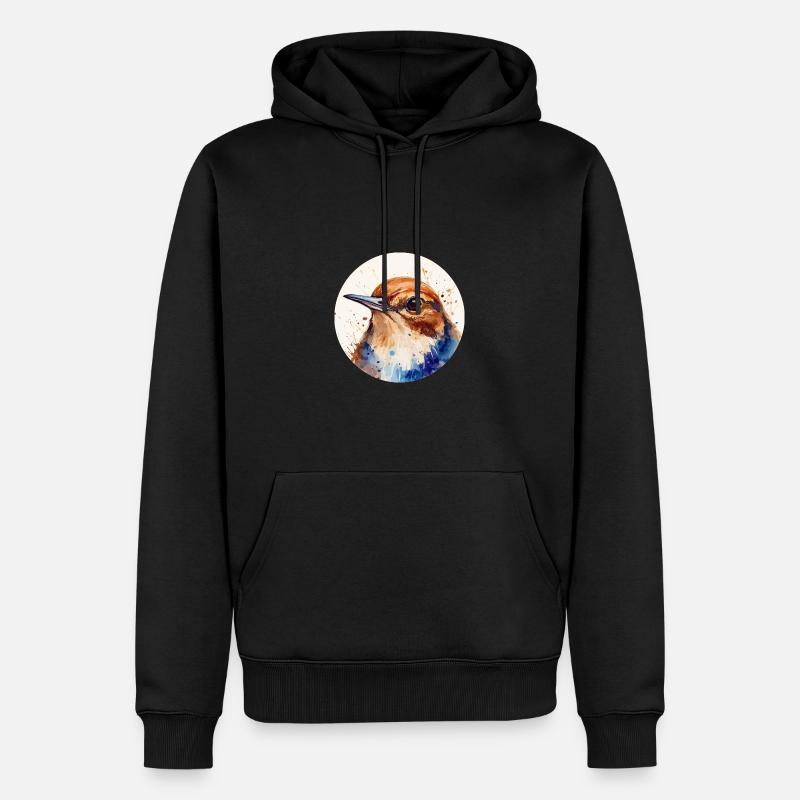 Troglodyte - Sweat à capuche Premium bio Homme - noir