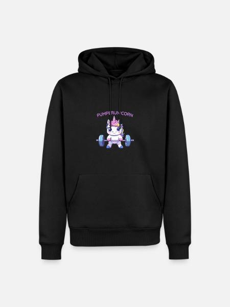 Pumper unicorn - Men’s Premium Organic Hoodie - black