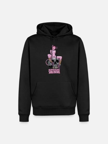 She-Devil 3 - Männer Premium Bio Hoodie - Schwarz