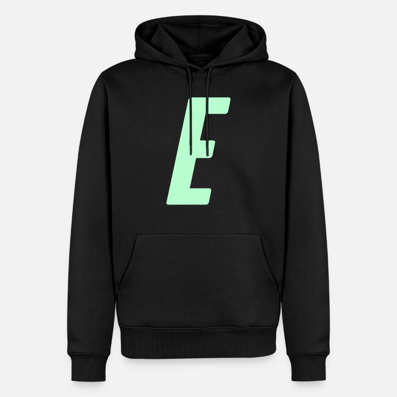 E - Sweat à capuche Premium bio Homme - noir