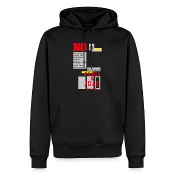 No Magic - Männer Premium Bio Hoodie - Schwarz - Vorne - Nico (187cm)