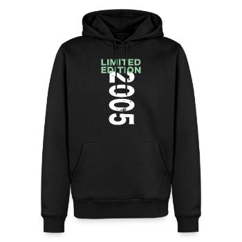 Limited Edition 2005 18. Geburtstag Geschenk - Männer Premium Bio Hoodie - Schwarz - Vorne - Nico (187cm)