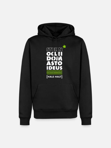 Physiotherapeut - Männer Premium Bio Hoodie - Schwarz