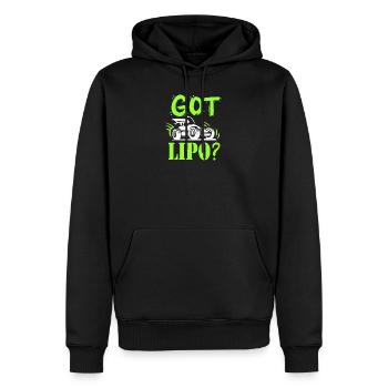 Vous avez Lipo pour les conducteurs de voitures RC - Sweat à capuche Premium bio Homme - noir - Devant - Nico (187cm)
