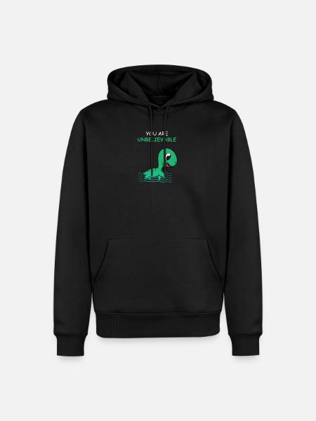 Nicht zu glauben Lustig und Joker Geschenk - Männer Premium Bio Hoodie - Schwarz