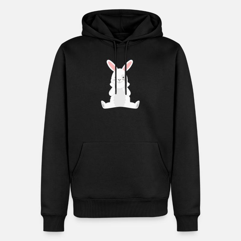 Lapin lapin - Sweat à capuche Premium bio Homme - noir