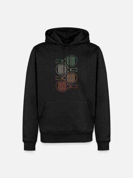 Padel Padel Player Padeltennis Padel Tennis - Men’s Premium Organic Hoodie - black