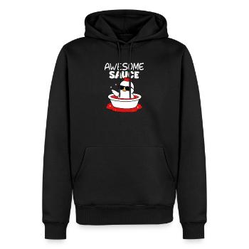 Henne in der Badewanne Cool Style - Männer Premium Bio Hoodie - Schwarz - Vorne - Nico (187cm)