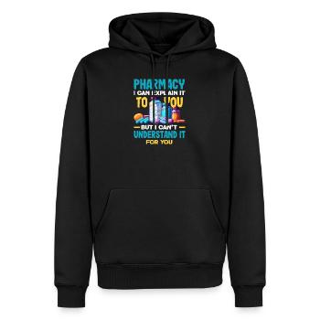 Pharmacist Pharmaceutical Technical - Men’s Premium Organic Hoodie - black - Front - Nico (187cm)
